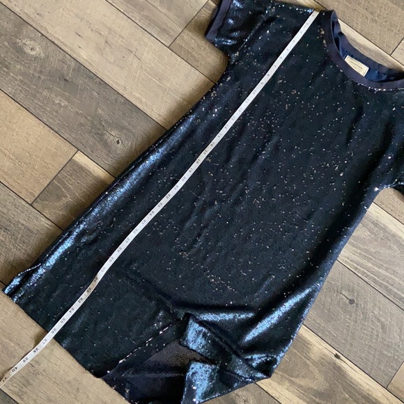 Anthro Moulinette Soeurs Sequin Easy Fit Shift Dress - Picture 12 of 16